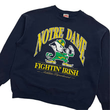 Load image into Gallery viewer, Notre Dame Fighting Irish Nutmeg USA Made Crewneck Sweatshirt - Size XL

