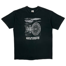Load image into Gallery viewer, 1993 Star Trek USS Enterprise Blueprint Tee - Size XL
