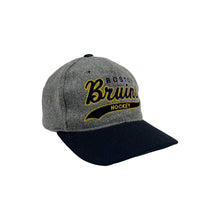 Load image into Gallery viewer, Boston Bruins Wool Script Logo Starter Hat - Adjustable
