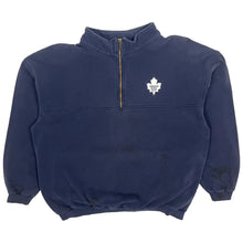 Load image into Gallery viewer, Toronto Maple Leafs Quarter Zip - Size L
