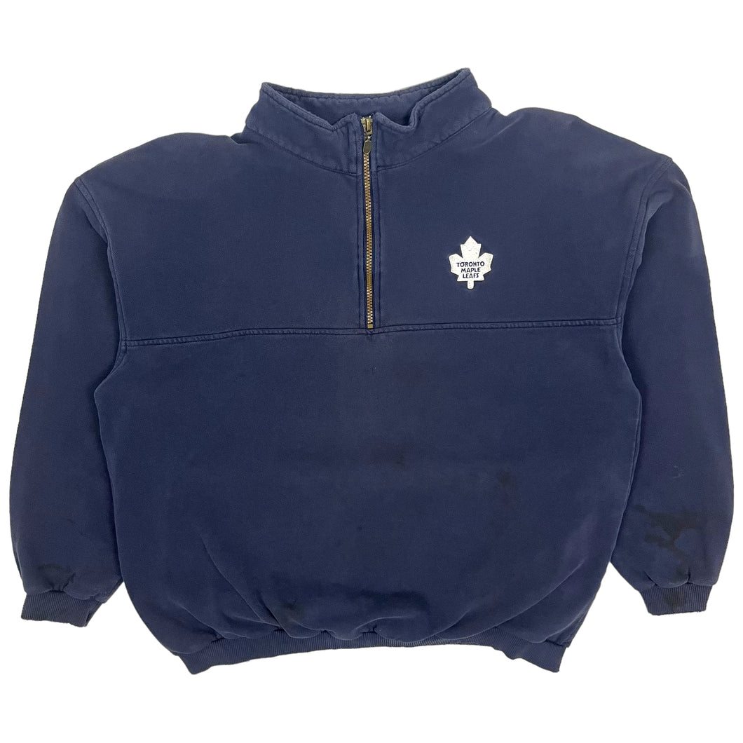 Toronto Maple Leafs Quarter Zip - Size L