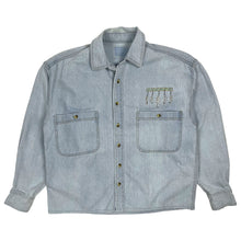 Load image into Gallery viewer, National Wildlife Wolf Denim Shirt - Size M
