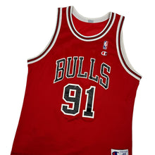 Load image into Gallery viewer, Denis Rodman #91 Chicago Bulls Champion Jersey - Size XL
