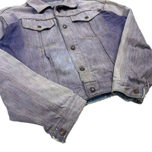 Load image into Gallery viewer, Custom Dyed Americana Denim Jacket - Size S/M
