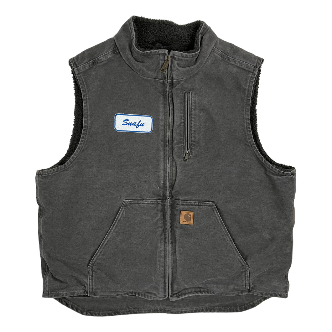 Carhartt Snafu Sherpa Lined Work Vest - Size XL