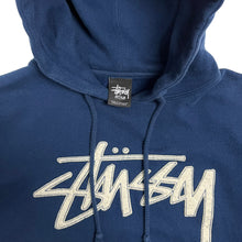 Load image into Gallery viewer, Stussy USA Made Embroidered Hoodie - Size M
