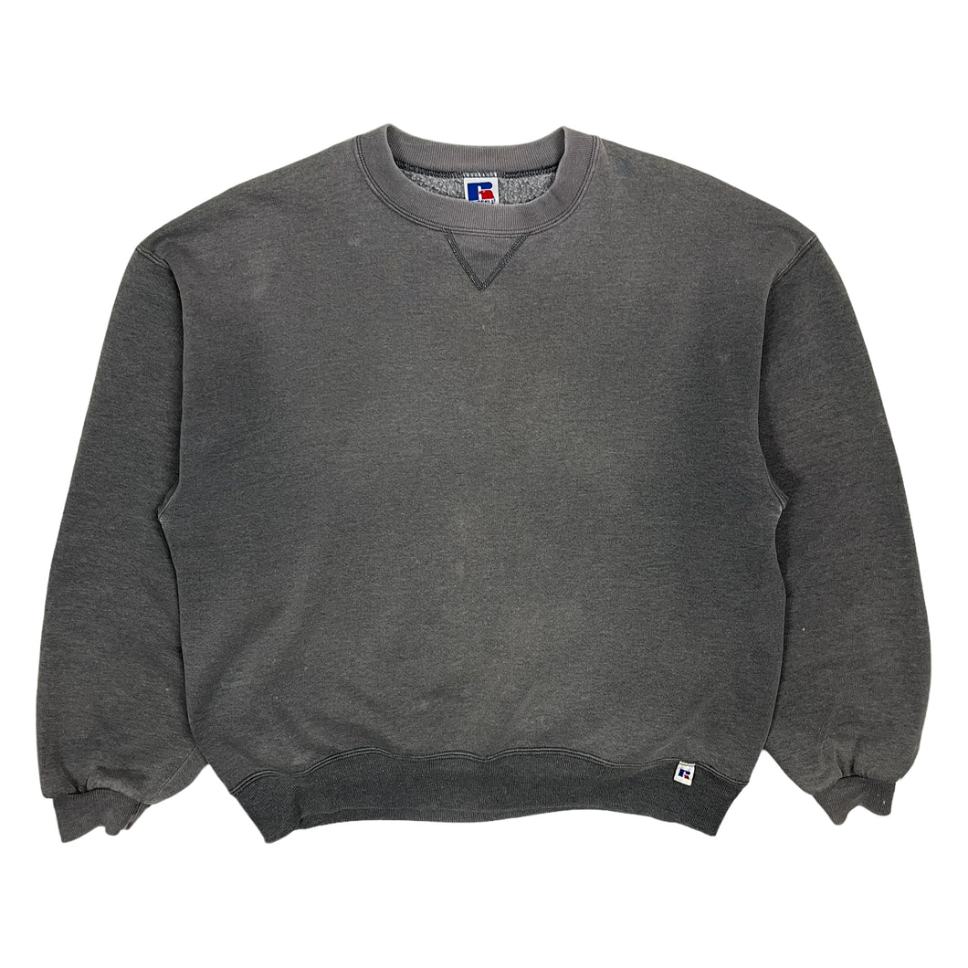 Russell USA Made Blank Crewneck Sweatshirt - Size M