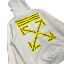 Load image into Gallery viewer, Off-White Fire Line Do Not Cross Zip Up - Size L/XL
