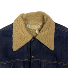 Load image into Gallery viewer, Western Wear Shearling Lined Denim Jacket - Size M
