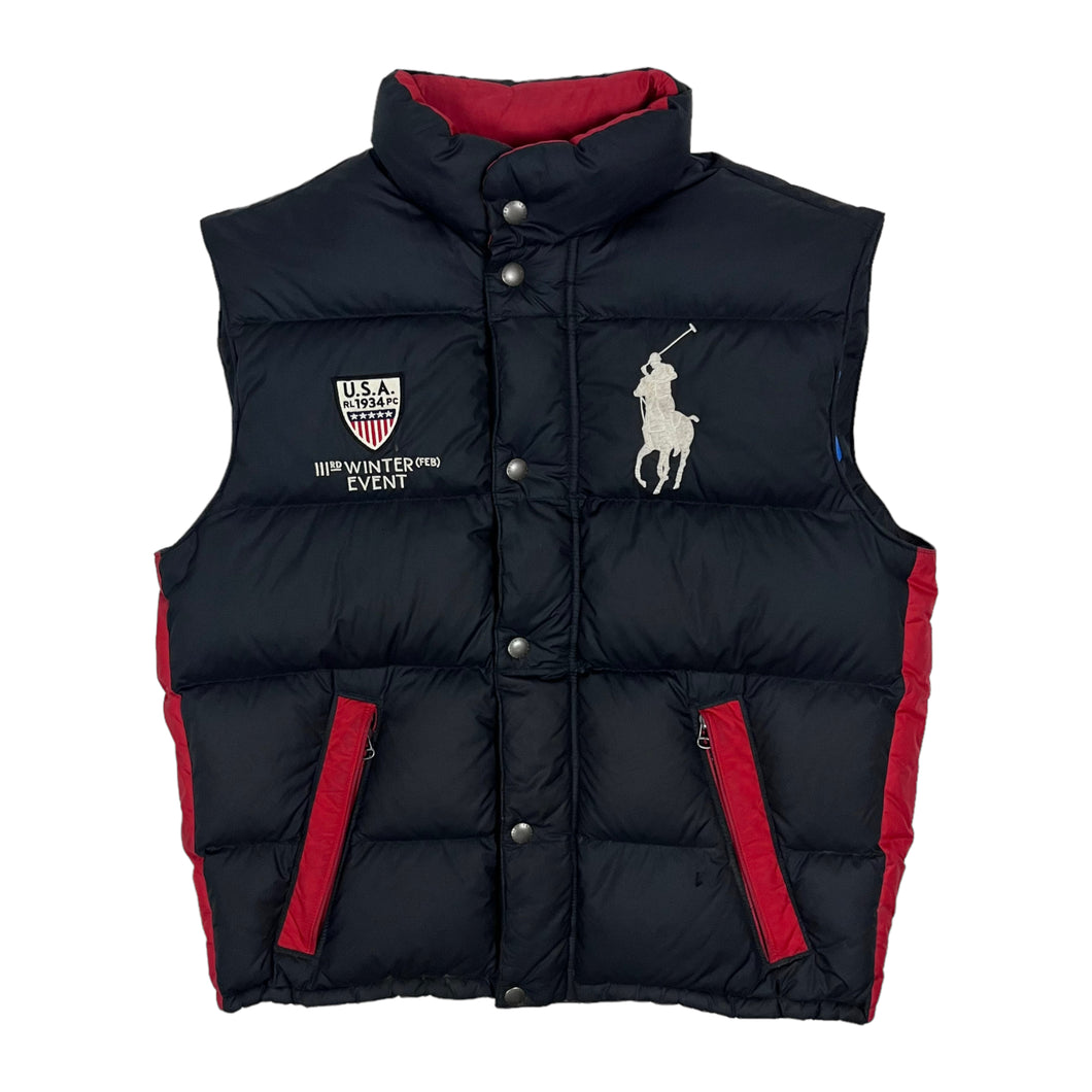 Polo By Ralph Lauren Down Winter 111 Event Puffer Vest - Size M