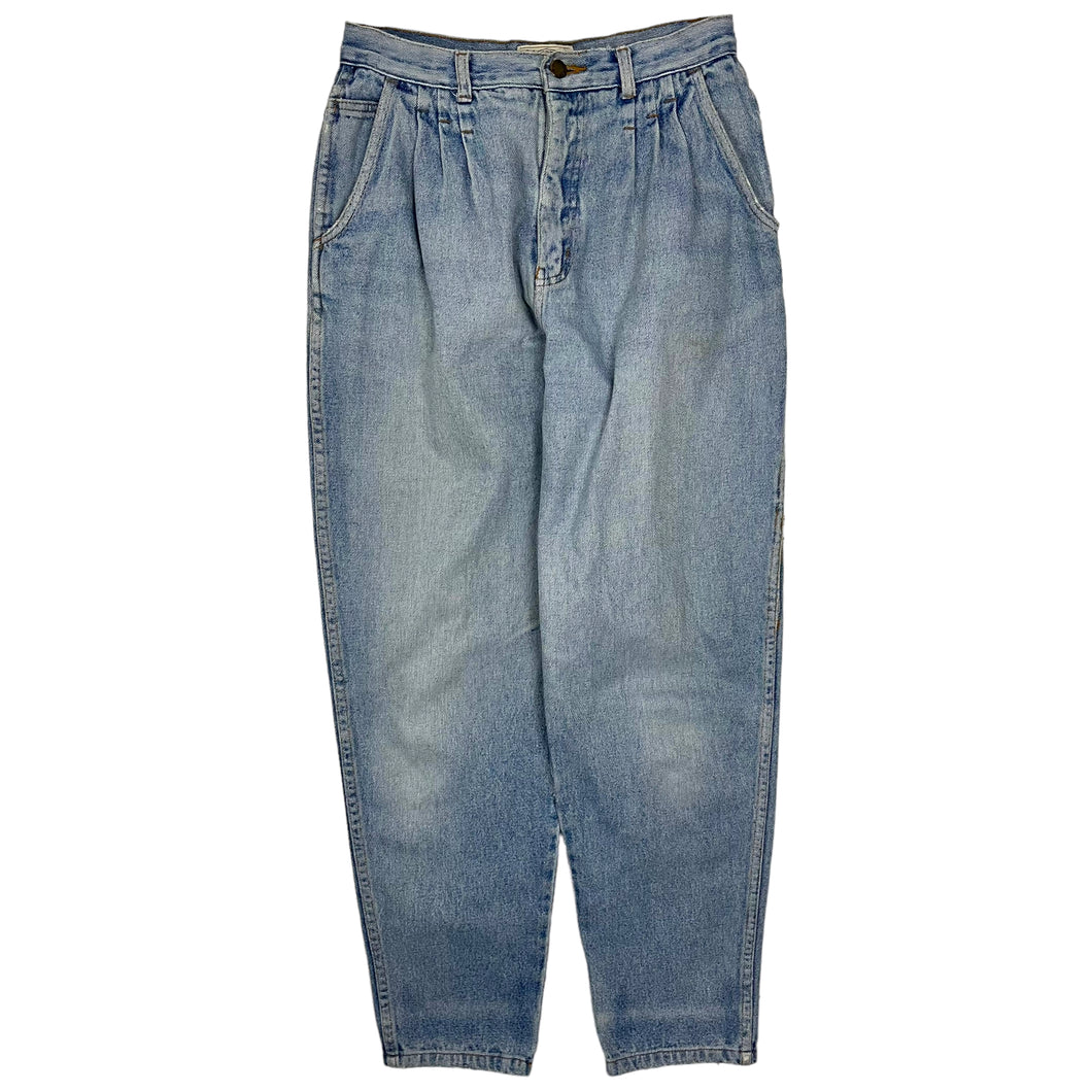 Women's Pleated Denim Jeans - Size M