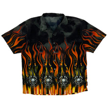 Load image into Gallery viewer, Tribal Flame Skull Shirt - Size XL
