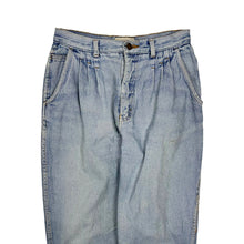 Load image into Gallery viewer, Women&#39;s Pleated Denim Jeans - Size M
