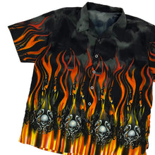 Load image into Gallery viewer, Tribal Flame Skull Shirt - Size XL
