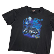 Load image into Gallery viewer, 1991 Harley-Davidson Legends Live Where Legends Roam Tee - Size L/XL
