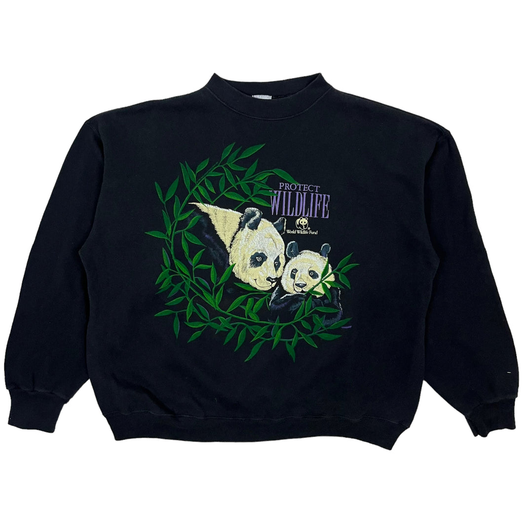 Project Wildlife Panda Crewneck Sweatshirt - Size M
