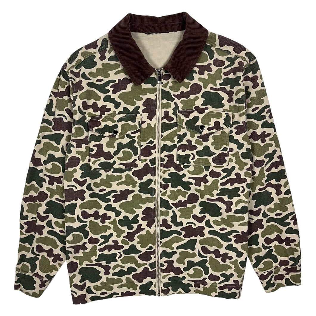 Duck Camo Canvas Jacket - Size L