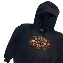 Load image into Gallery viewer, 1995 Harley-Davidson 3D Emblem Pullover Hoodie - Size M
