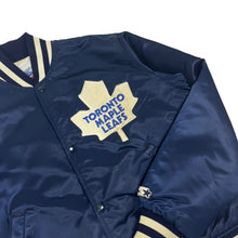 Load image into Gallery viewer, Starter Toronto Maple Leafs Satin Jacket - Size M
