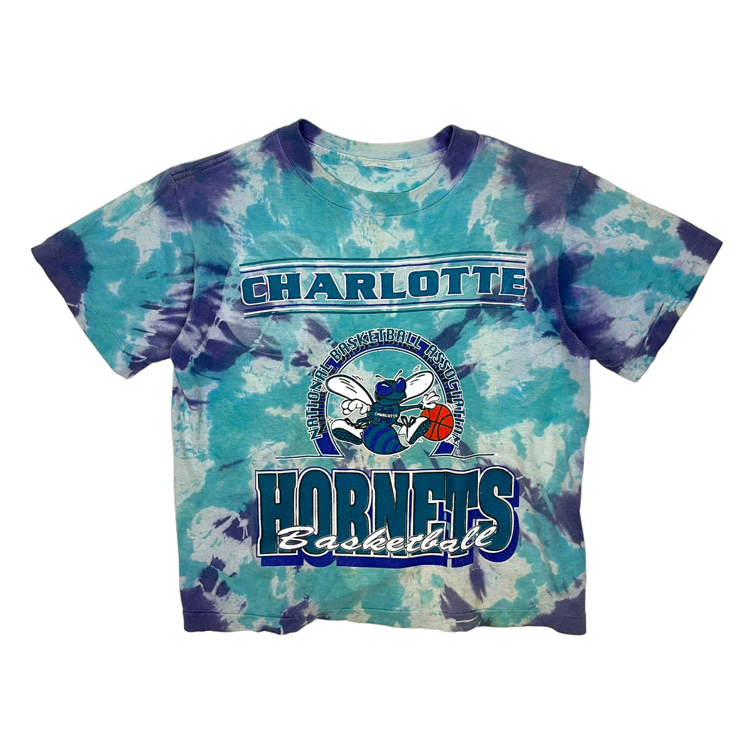 Women's Charlotte Hornets Tie Dye Baby Tee - Size S