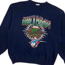 Load image into Gallery viewer, 1993 Toronto Blue Jays World Champs Crewneck Sweatshirt - Size L
