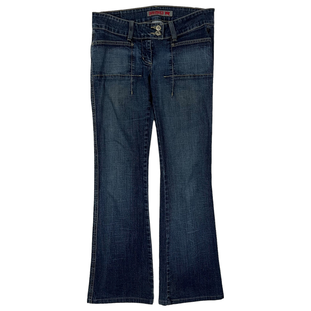 Women's Parasuco Low Rise Flared Denim Jeans - Size M