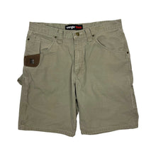 Load image into Gallery viewer, Ripstop Wrangler Riggs Carpenter Work Shorts - Size 34"
