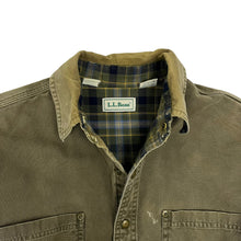 Load image into Gallery viewer, LL Bean Flannel Lined Work Shirt - Size L/XL
