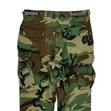 Load image into Gallery viewer, US Army Woodland Camo Combat Pants - Size 34&quot;
