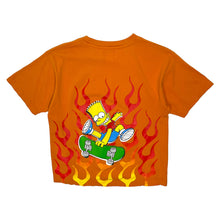Load image into Gallery viewer, Women&#39;s 2003 Bart Simpson Sk8 Baby Tee - Size M
