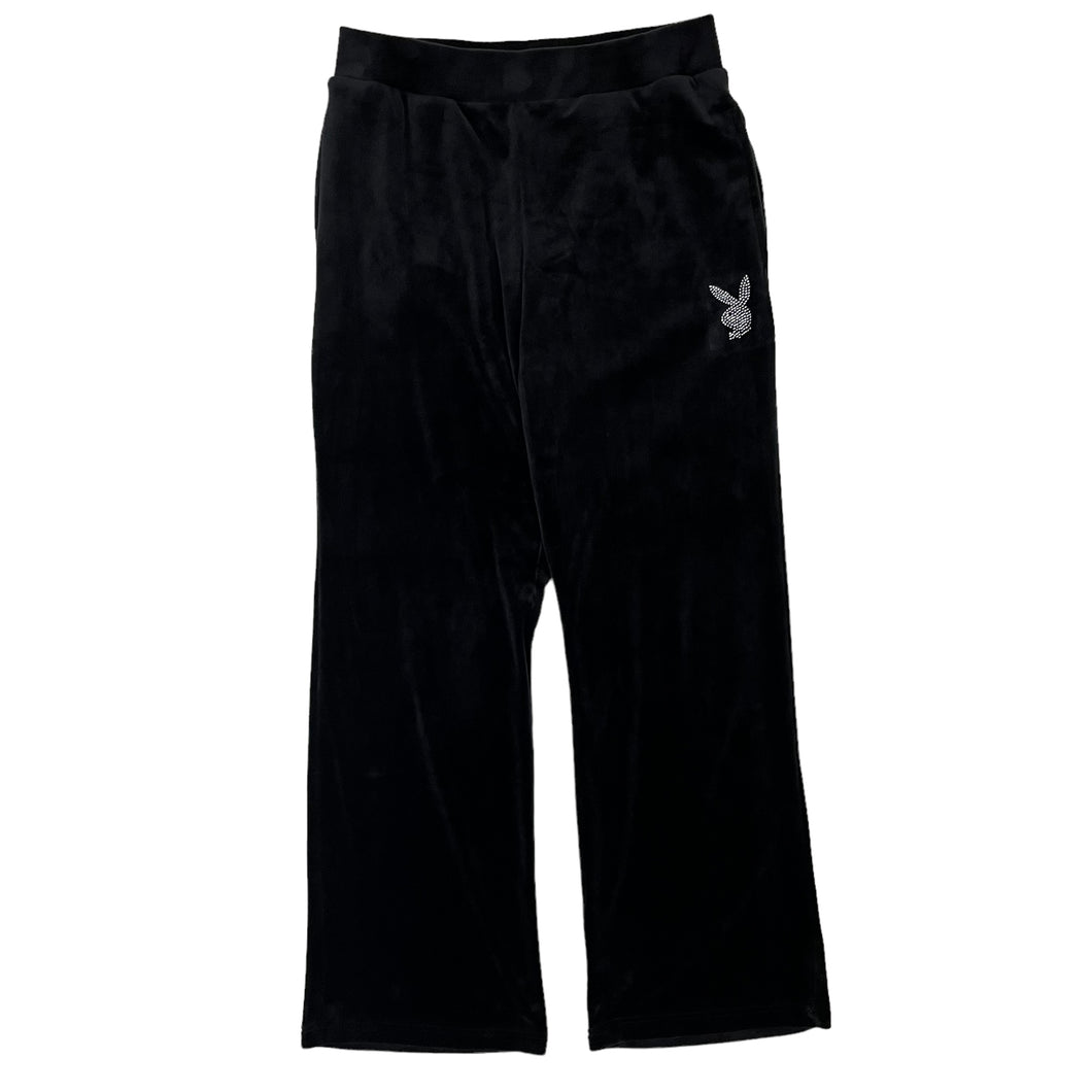 Women's Playboy Velour Flared Pants - Size S/M