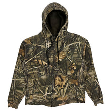Load image into Gallery viewer, Fleece Lined Realtree Camo Zip Up Hoodie - Size M/L
