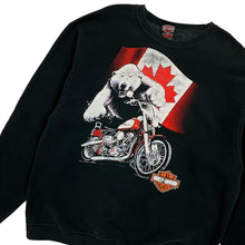 Load image into Gallery viewer, 1999 Harley-Davidson Canada Biker Crewneck Sweatshirt - Size XL
