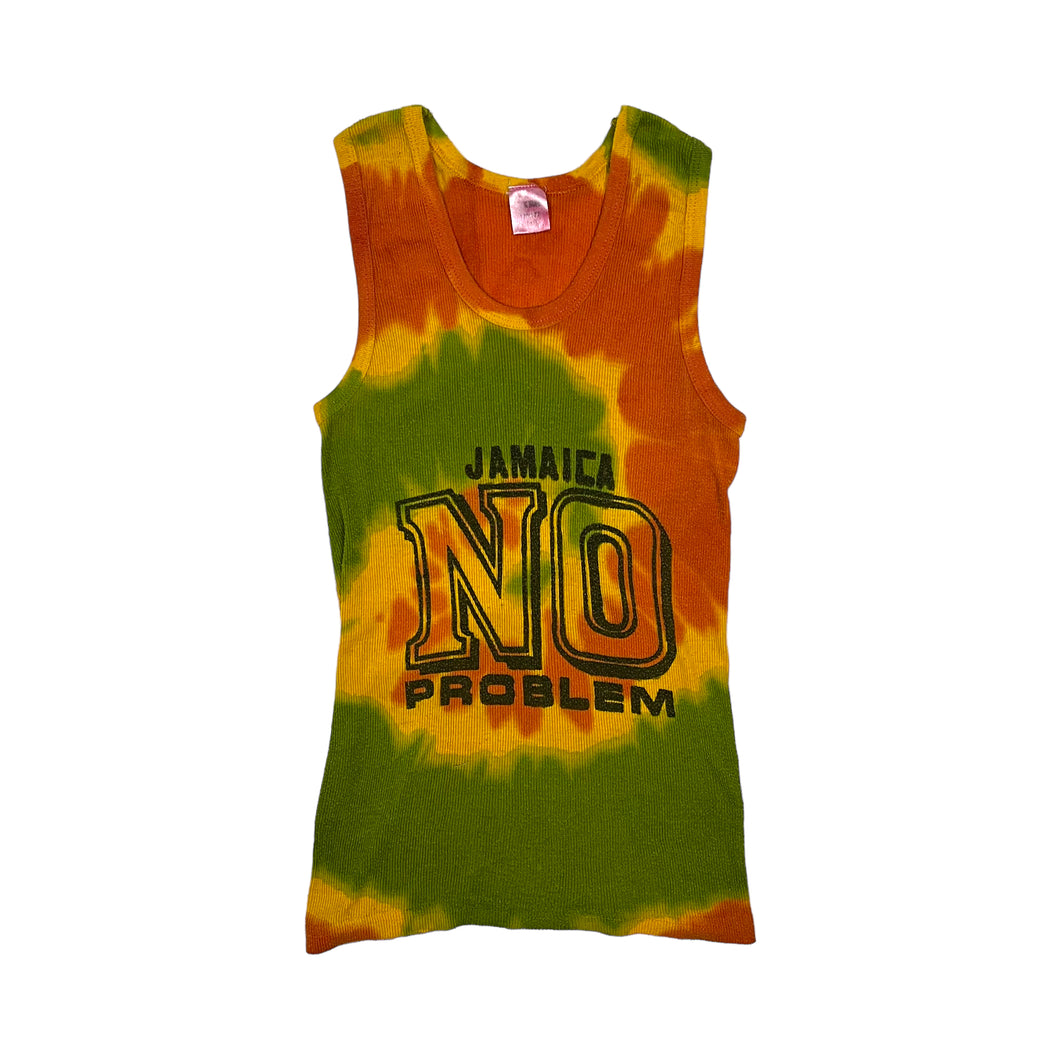 Women's Jamaica No Problem Tie Dye Tank Top - Size M