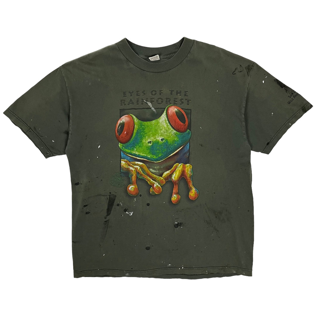 Eyes Of The Rainforest Painters Tee - Size XL