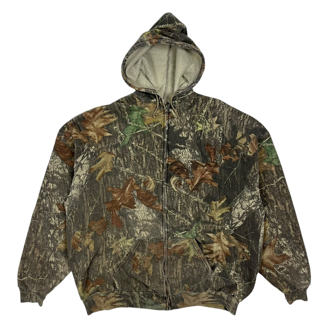 Realtree Camo Zip Up Hoodie - Size XL