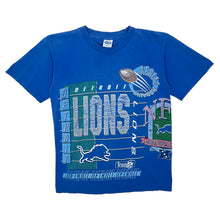 Load image into Gallery viewer, 1992 Detroit Lions Salem Sportswear All Over Print Tee - Size M
