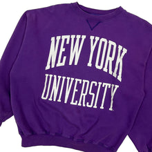 Load image into Gallery viewer, New York University Crewneck Sweatshirt - Size M
