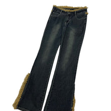 Load image into Gallery viewer, Women&#39;s Y.O.Y.O. Fur Trim Denim Jeans - Size M
