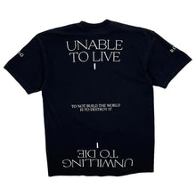 Load image into Gallery viewer, Acronym ROG Unable To Live Tee - Size XL
