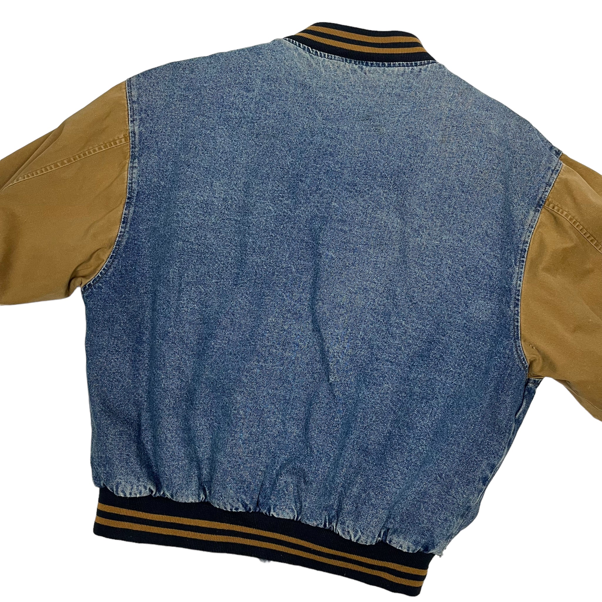 Coca-Cola Two Tone Denim Baseball Jacket Size L – Snafu Studios