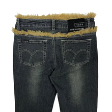 Load image into Gallery viewer, Women&#39;s Y.O.Y.O. Fur Trim Denim Jeans - Size M
