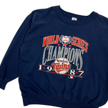 Load image into Gallery viewer, 1987 Minnesota Twins World Series Champions Crewneck Sweatshirt - Size L

