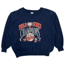 Load image into Gallery viewer, 1987 Minnesota Twins World Series Champions Crewneck Sweatshirt - Size L
