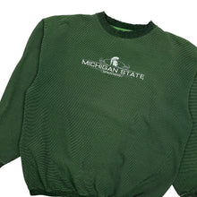 Load image into Gallery viewer, Michigan State Spartans Textured Crewneck Sweatshirt - Size L
