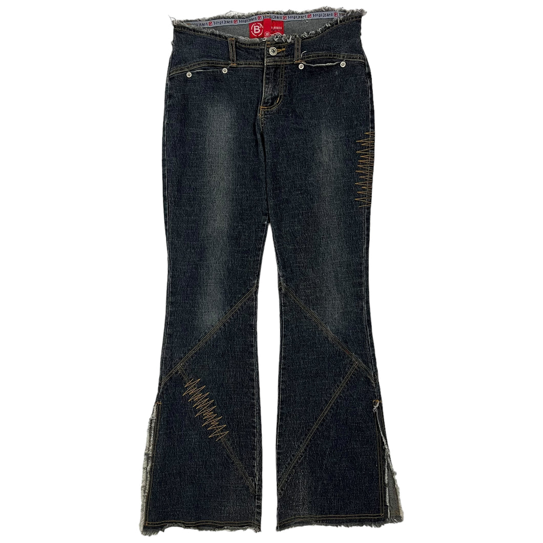 Women's Bongo Low Rise Flared Denim Jeans - Size S