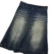Load image into Gallery viewer, Women&#39;s Washed Denim Skirt - Size S
