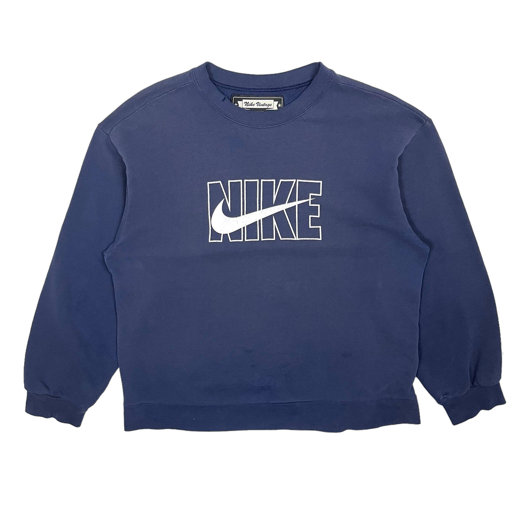 Nike Swoosh Logo Crewneck - Size M/L