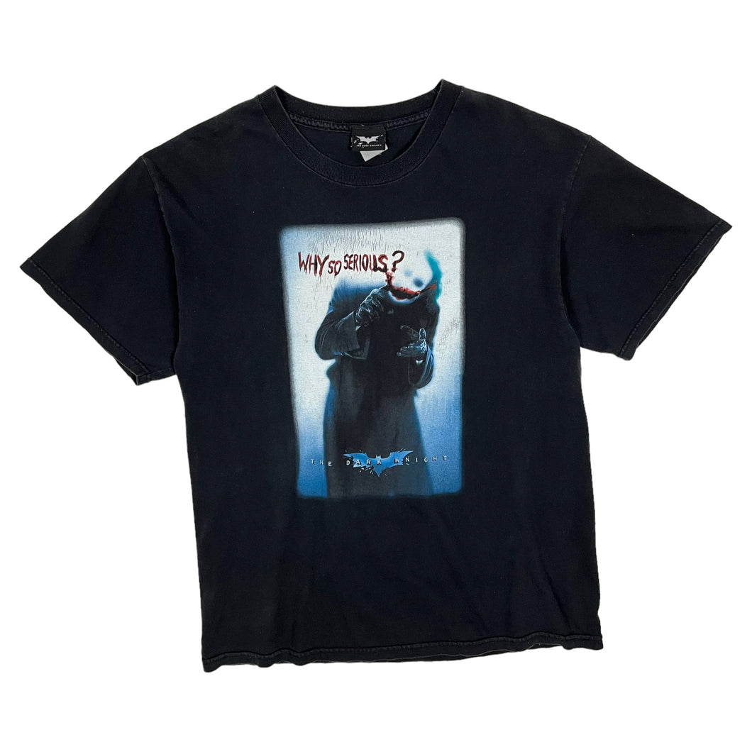 The Dark Knight Why So Serious Joker Tee - Size XL