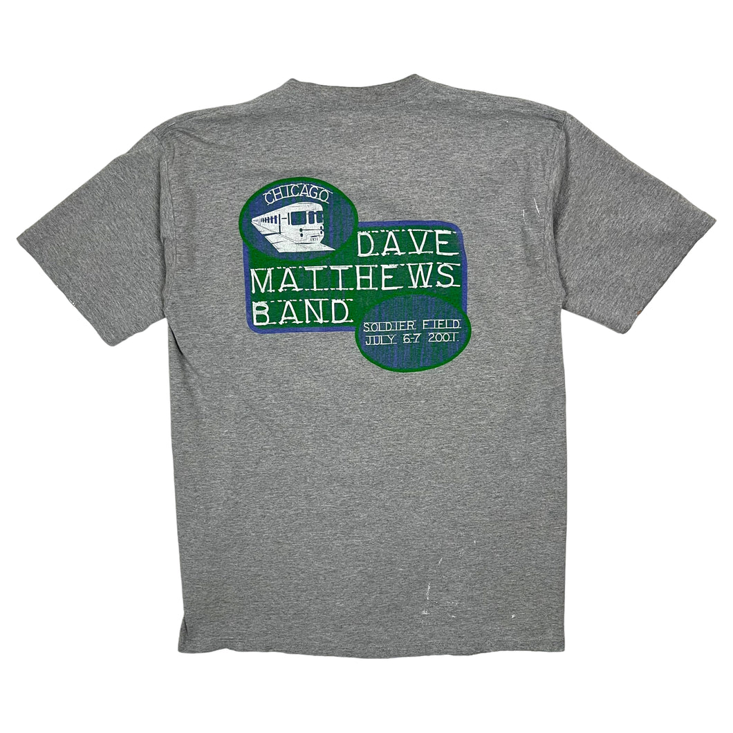 2001 Dave Matthews Band Soldier Field Painters Tee - Size L